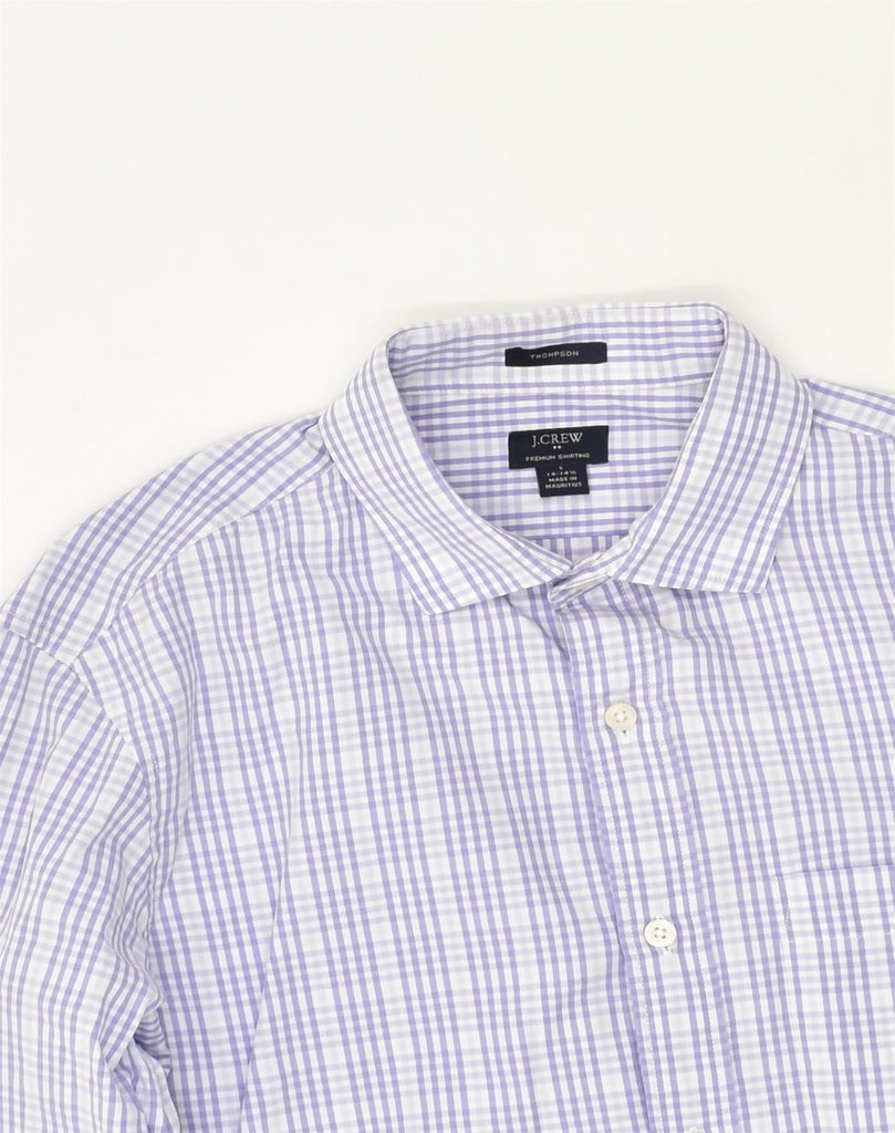 J. CREW Mens Thompson Shirt Small Purple Check Cotton | Vintage J. Crew | Thrift | Second-Hand J. Crew | Used Clothing | Messina Hembry 