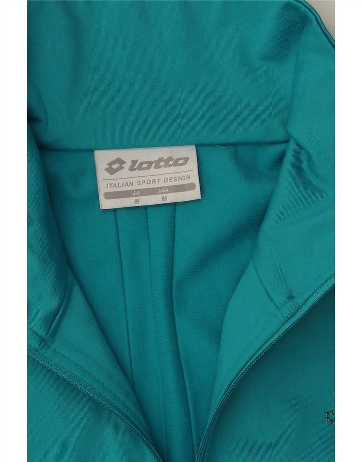 Lotto Womens Tracksuit Top Jacket UK 14 Medium Turquoise