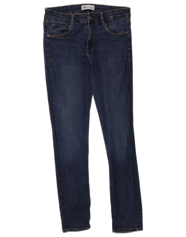 Zara Womens Skinny Jeans EU 38 Small W28 L28 Navy Blue