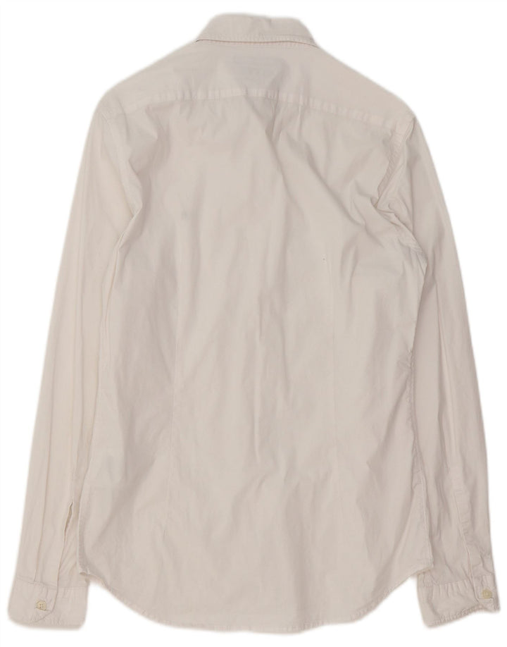 Replay Mens Regular Fit Shirt Medium White Cotton
