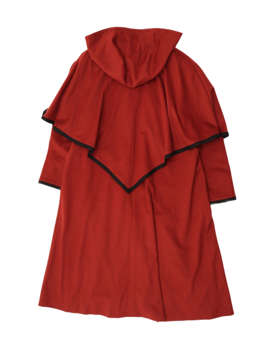 Loden Frey Womens Hooded Overcoat EU 40 Medium Red Wool