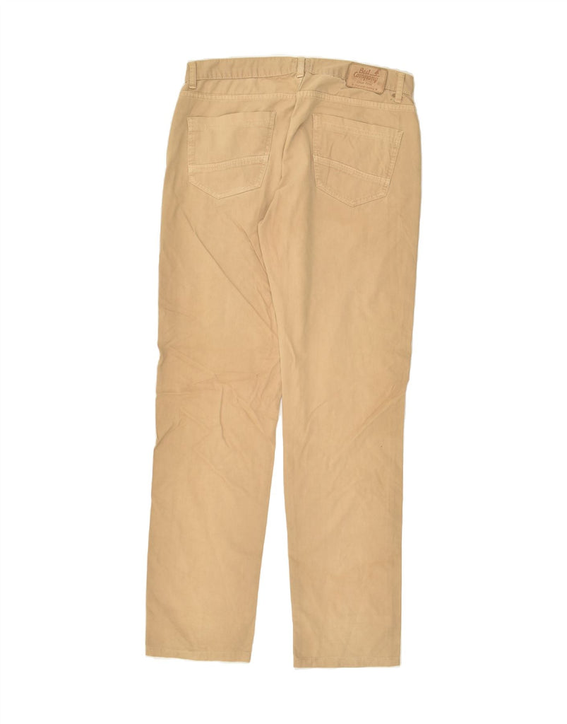 BEST COMPANY Mens Straight Casual Trousers IT 50 Large W34 L33  Beige | Vintage Best Company | Thrift | Second-Hand Best Company | Used Clothing | Messina Hembry 