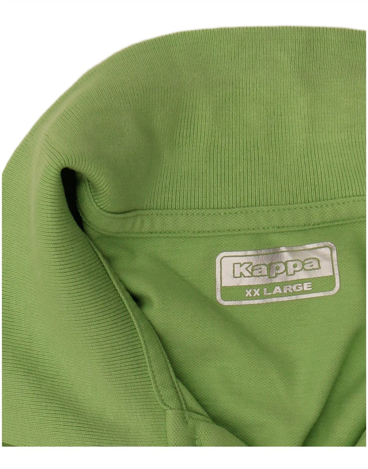 Kappa Mens Polo Shirt 2XL Green