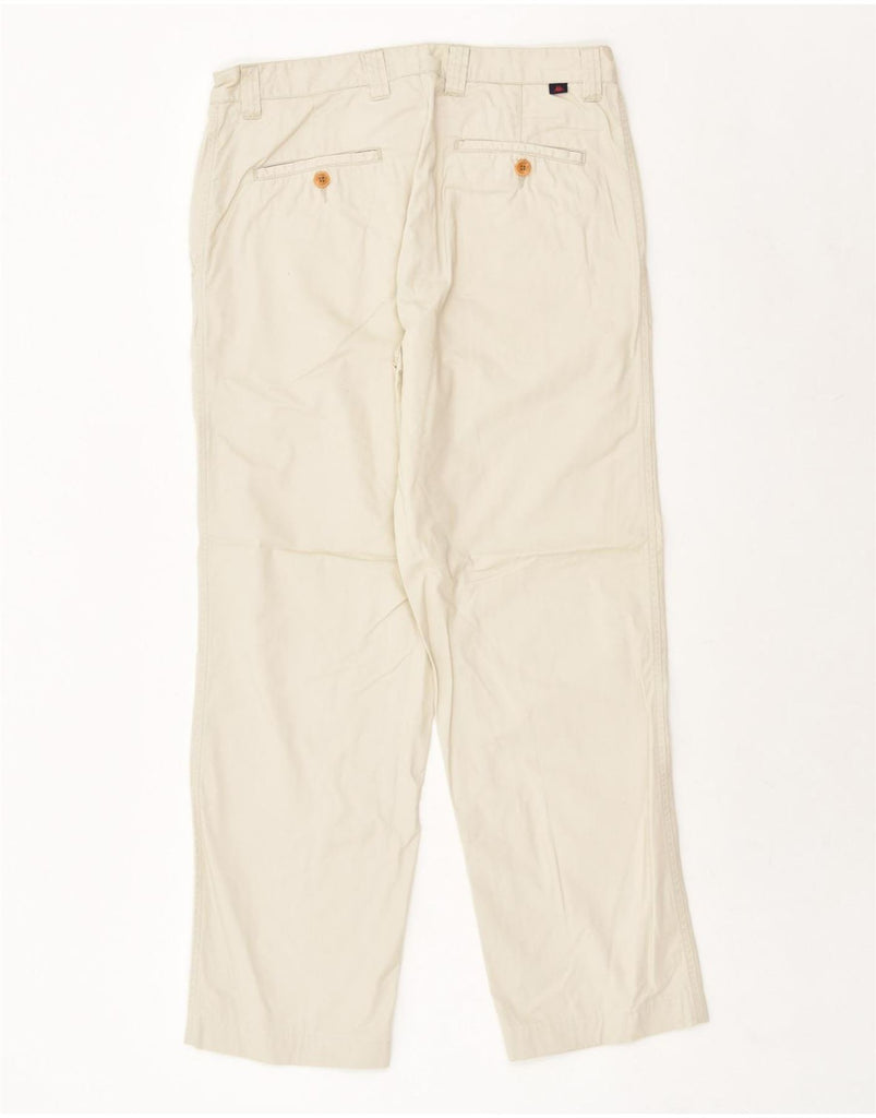 KAPPA Mens Perfect Fit Straight Chino Trousers IT 48 Medium W34 L29 White | Vintage Kappa | Thrift | Second-Hand Kappa | Used Clothing | Messina Hembry 