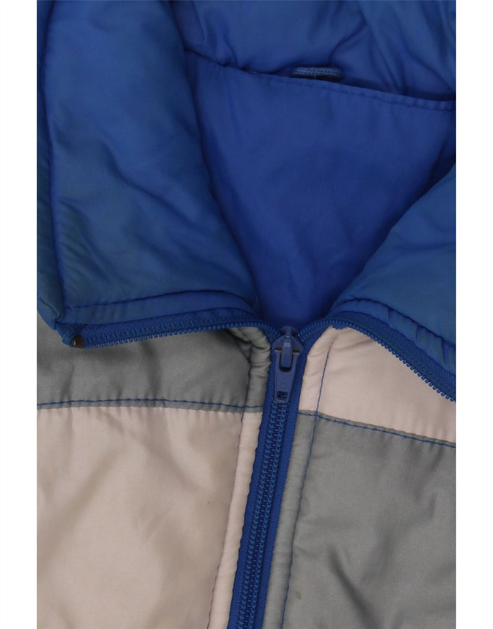 Brugi Womens Padded Gilet IT 38 XS Blue Colourblock Polyamide