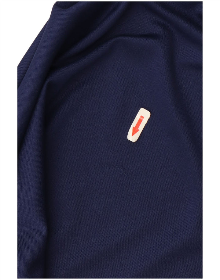 Adidas Mens Climalite T-Shirt Top XL Navy Blue Colourblock Polyester