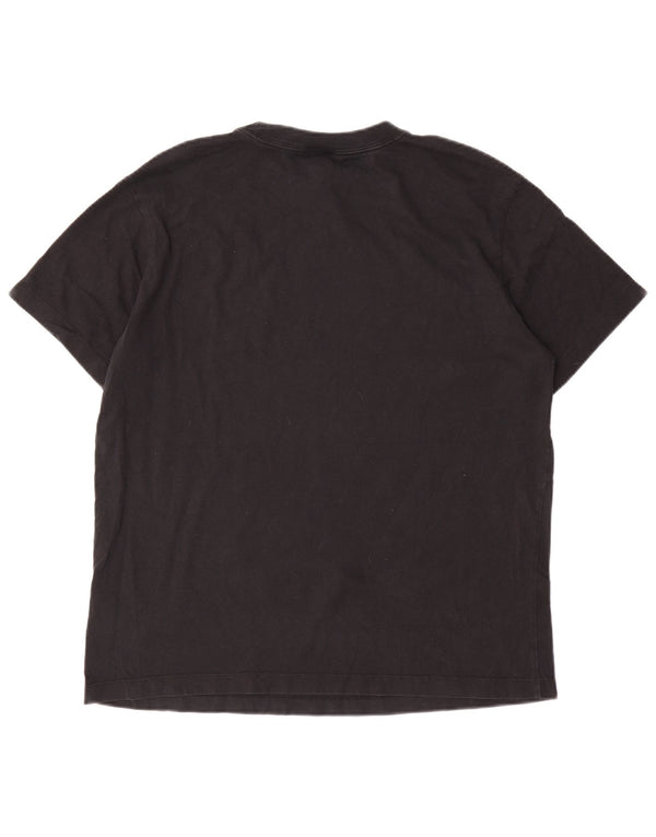Nike Mens T-Shirt Top Small Black Cotton