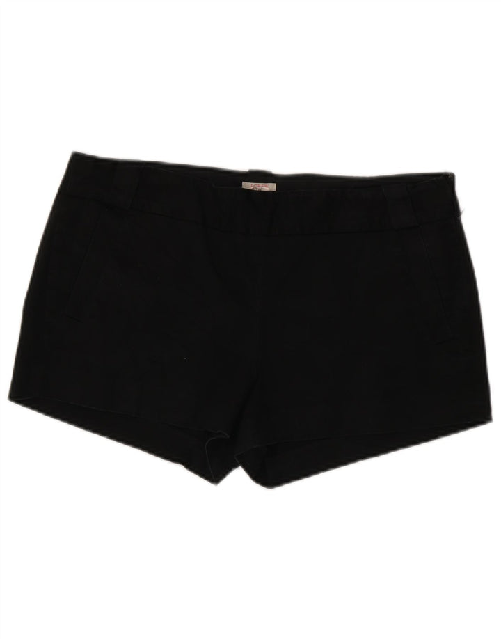 J. CREW Womens Chino Shorts US 10 Large W34  Black Cotton