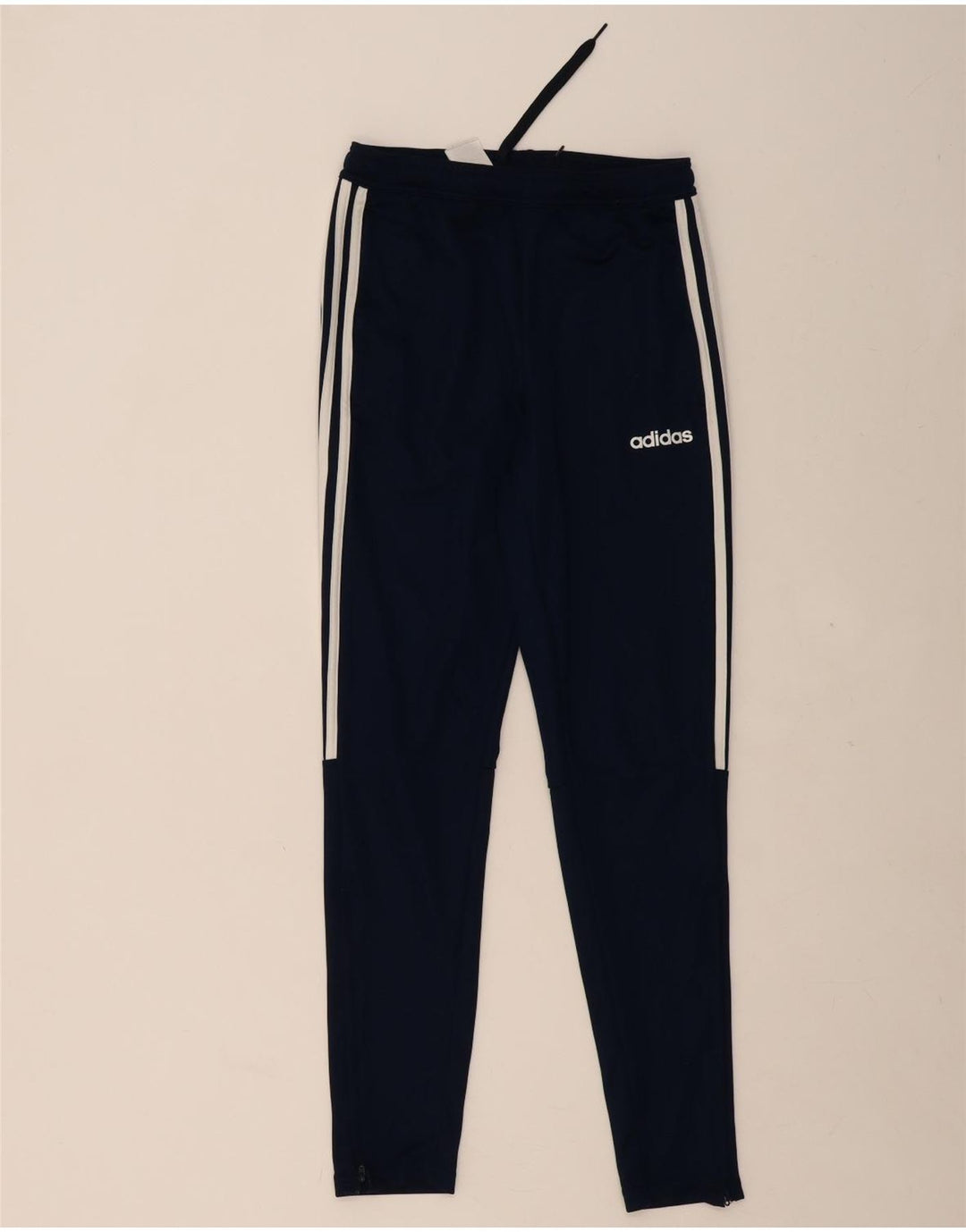 ADIDAS Mens Aeroready Tracksuit Trousers Small  Navy Blue Polyester Vintage Adidas and Second-Hand Adidas from Messina Hembry 