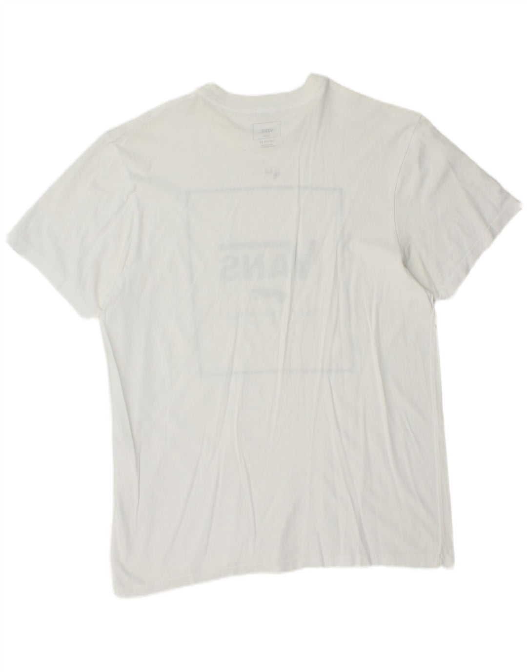 VANS Womens Custom Fit Graphic T-Shirt Top UK 16 Large White