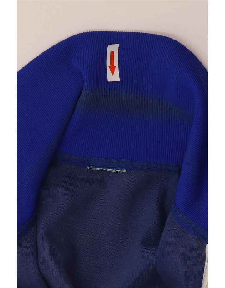 Vintage Mens Tracksuit Top Jacket Large Blue