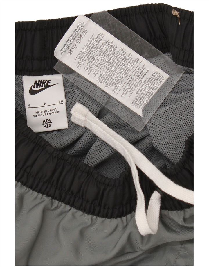 NIKE Mens Sport Shorts Small  Grey Colourblock Polyester