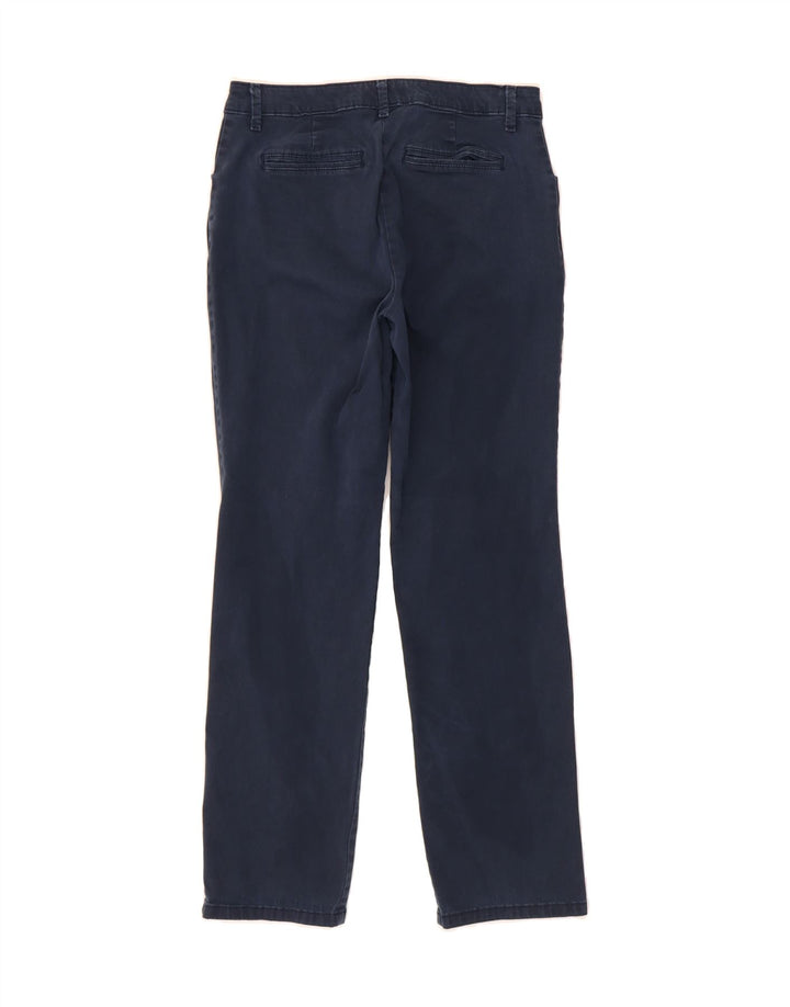 LEE Womens Mid Rise Casual Trousers US 6 Medium W28 L28 Navy Blue Vintage Lee and Second-Hand Lee from Messina Hembry 