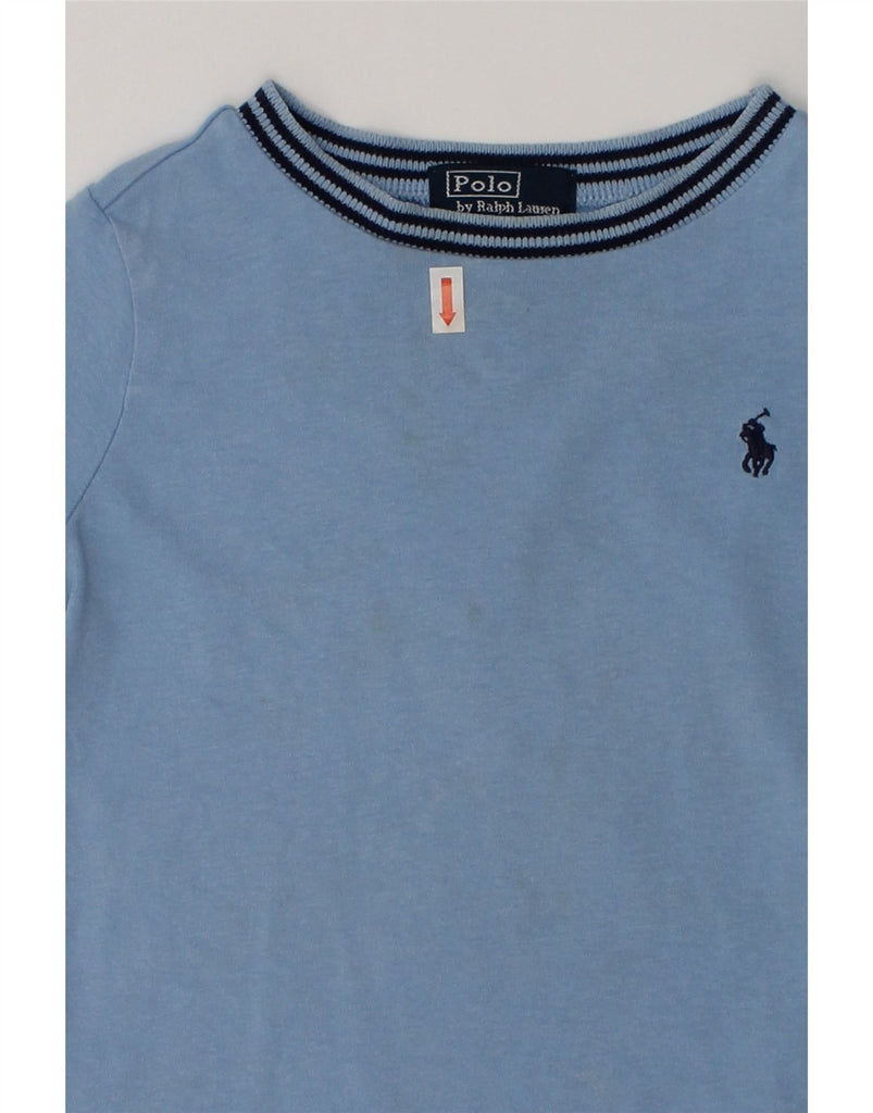 POLO RALPH LAUREN Baby Boys T-Shirt Top 12-18 Months Blue Cotton | Vintage Polo Ralph Lauren | Thrift | Second-Hand Polo Ralph Lauren | Used Clothing | Messina Hembry 