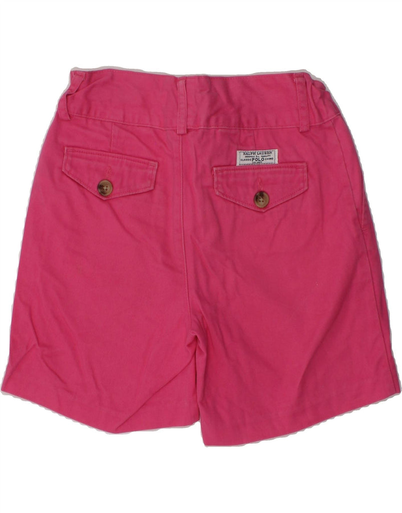 RALPH LAUREN Girls Chino Shorts 7-8 Years W24 Pink Cotton | Vintage Ralph Lauren | Thrift | Second-Hand Ralph Lauren | Used Clothing | Messina Hembry 