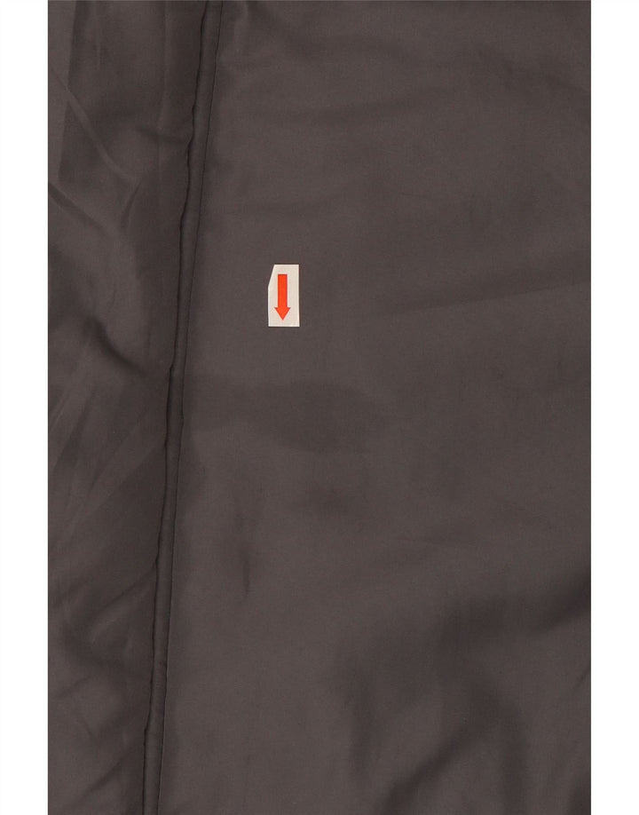 French Connection Mens Hooded Padded Coat UK 42 XL Grey Polyester