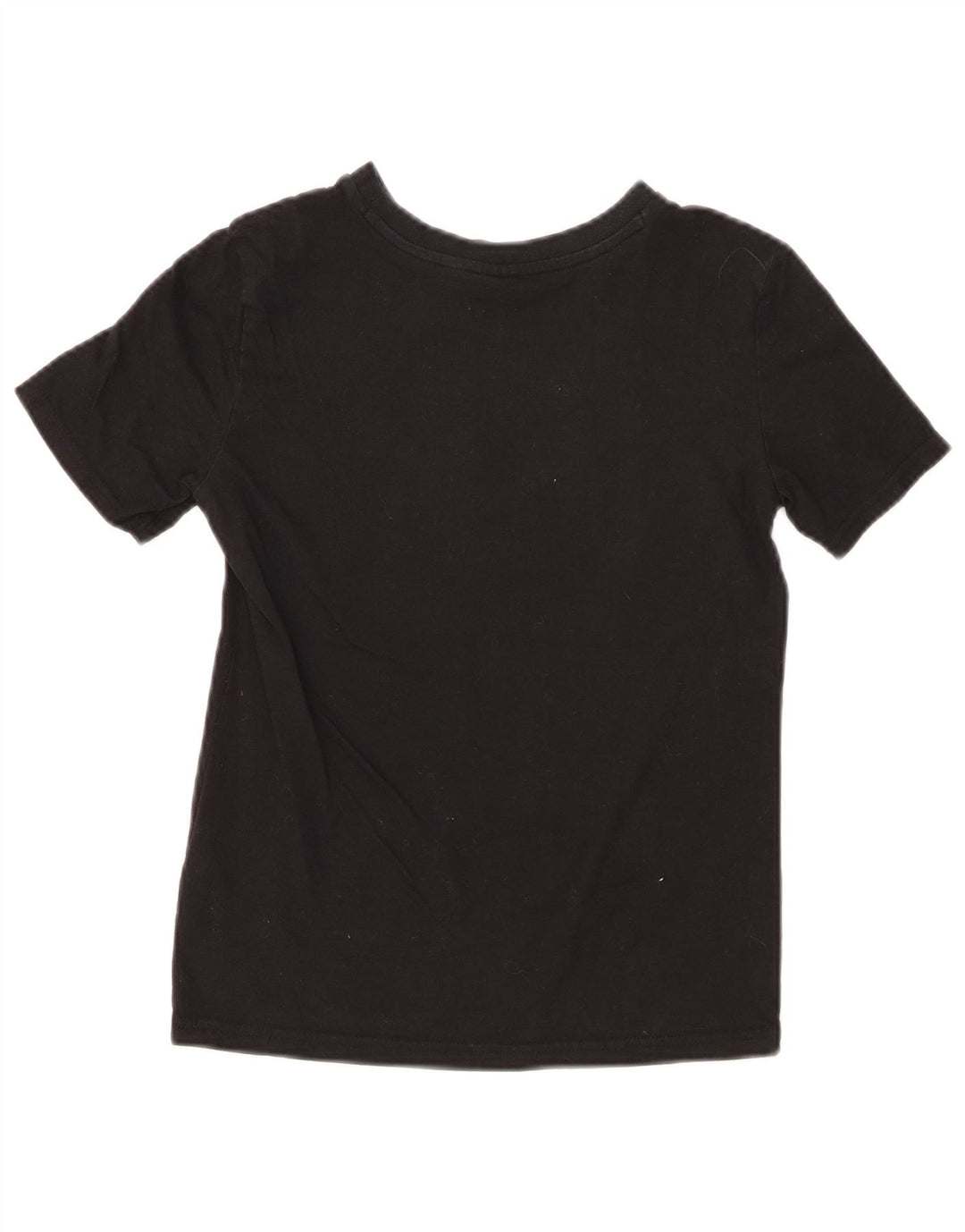 PUMA Girls Graphic T-Shirt Top 10-11 Years Medium Black Cotton