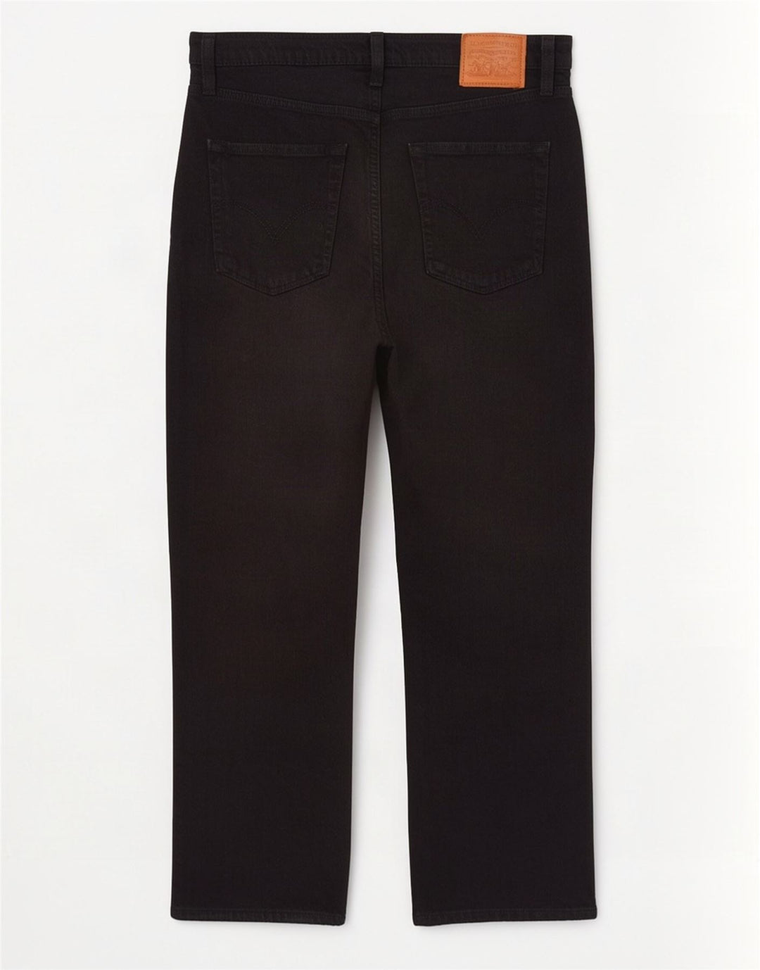 Levi's Womens Ribcage Straight Jeans W29 L27 Black Cotton