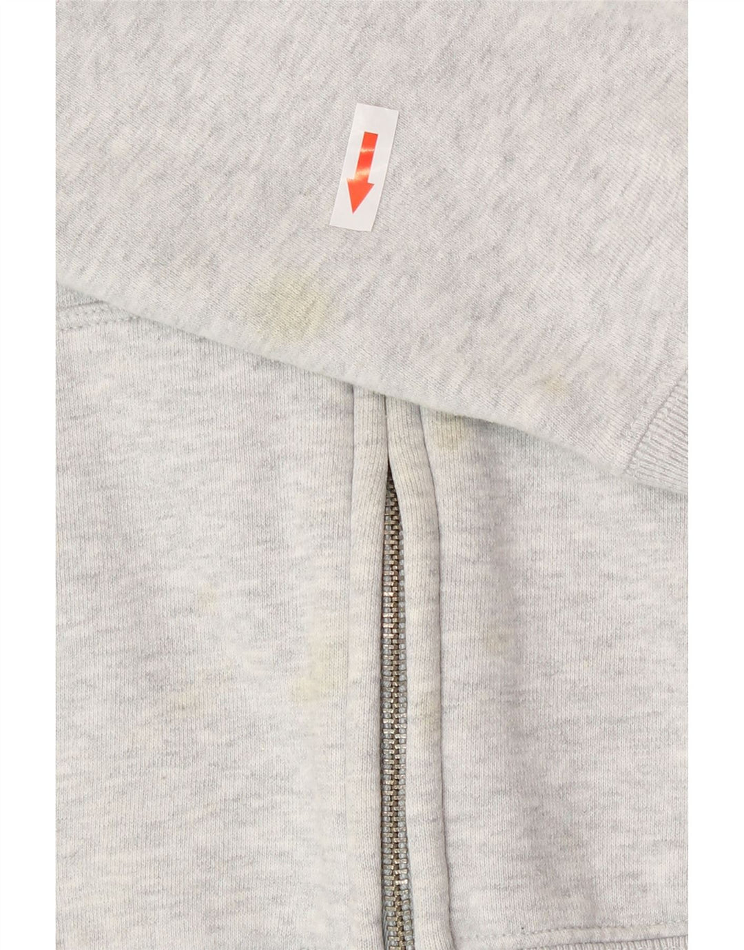 Gap Womens Graphic Zip Hoodie Sweater Large Grey Cotton