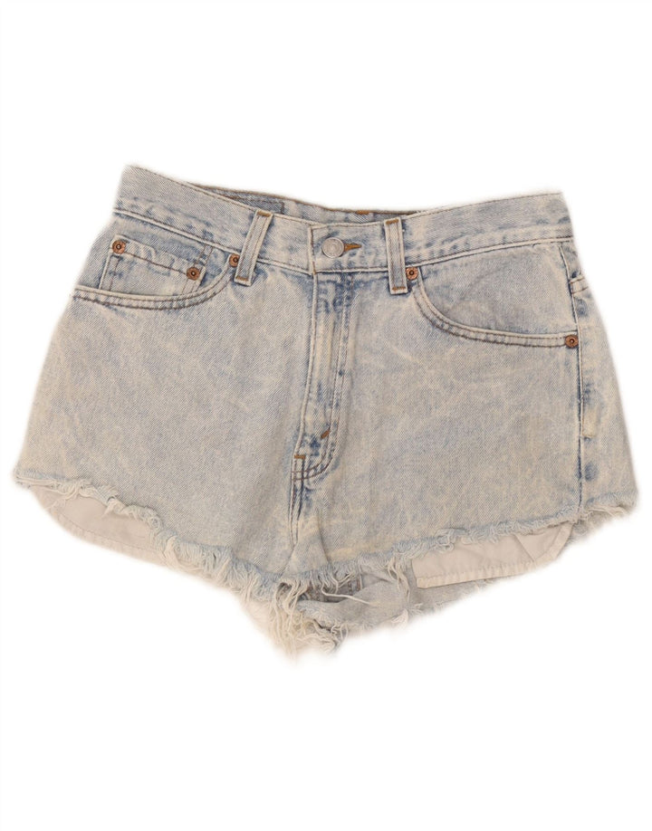 Levi's Womens 512 Denim Slim Fit Hot Pants US 6 Medium W26 Blue Cotton