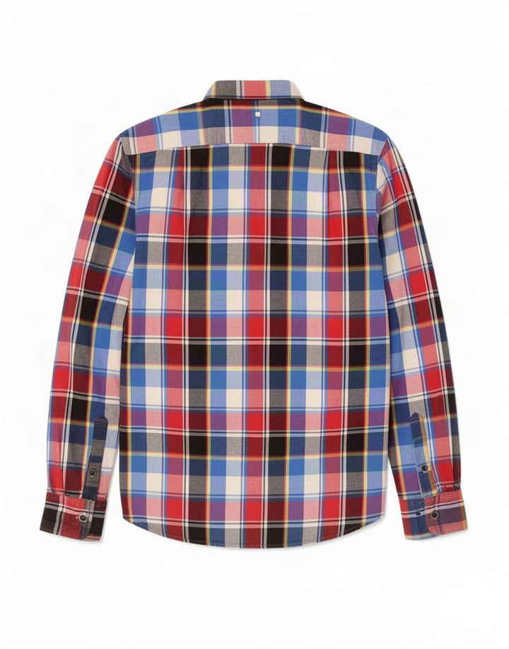 Superdry Mens Flannel Shirt 2XL Multicoloured Check Cotton