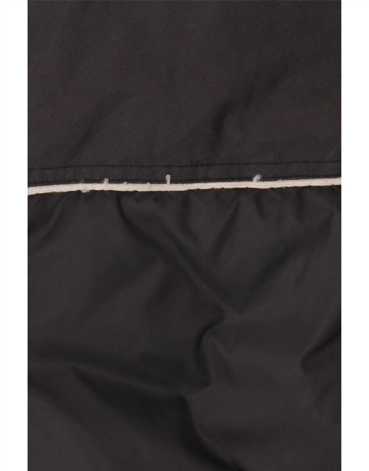 Kappa Mens Hooded Padded Jacket UK 44 2XL Black Nylon