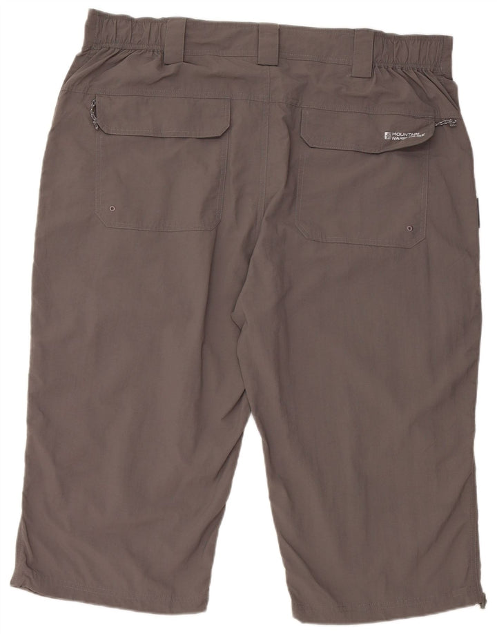 MOUNTAIN WAREHOUSE Mens Cargo Bermuda Shorts W42 2XL  Grey Nylon
