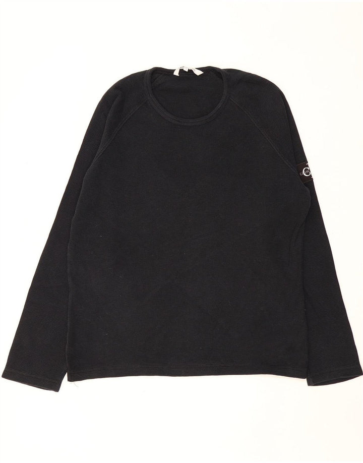 CALVIN KLEIN JEANS Mens Top Long Sleeve XL Black