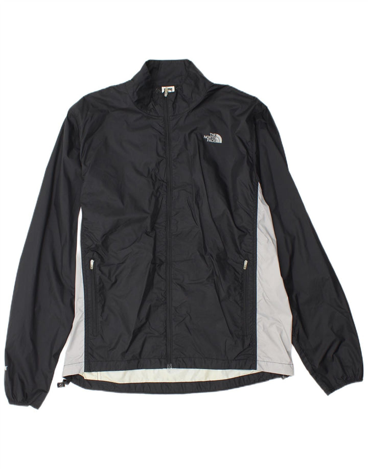 The North Face Mens Windproof Tracksuit Top Jacket Large Black Colourblock