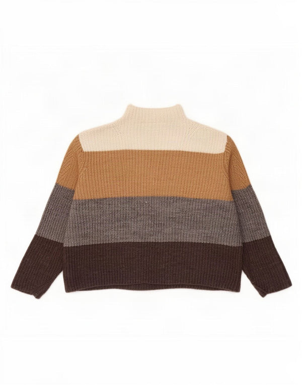 Marks & Spencer Womens Turtle Neck Jumper Sweater UK 16 Large Multicoloured