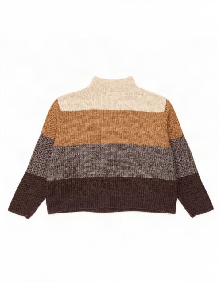 Marks & Spencer Womens Turtle Neck Jumper Sweater UK 16 Large Multicoloured