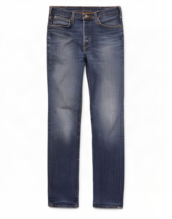 Lee Womens Jegger Slim Jeans W31 L34 Blue Cotton