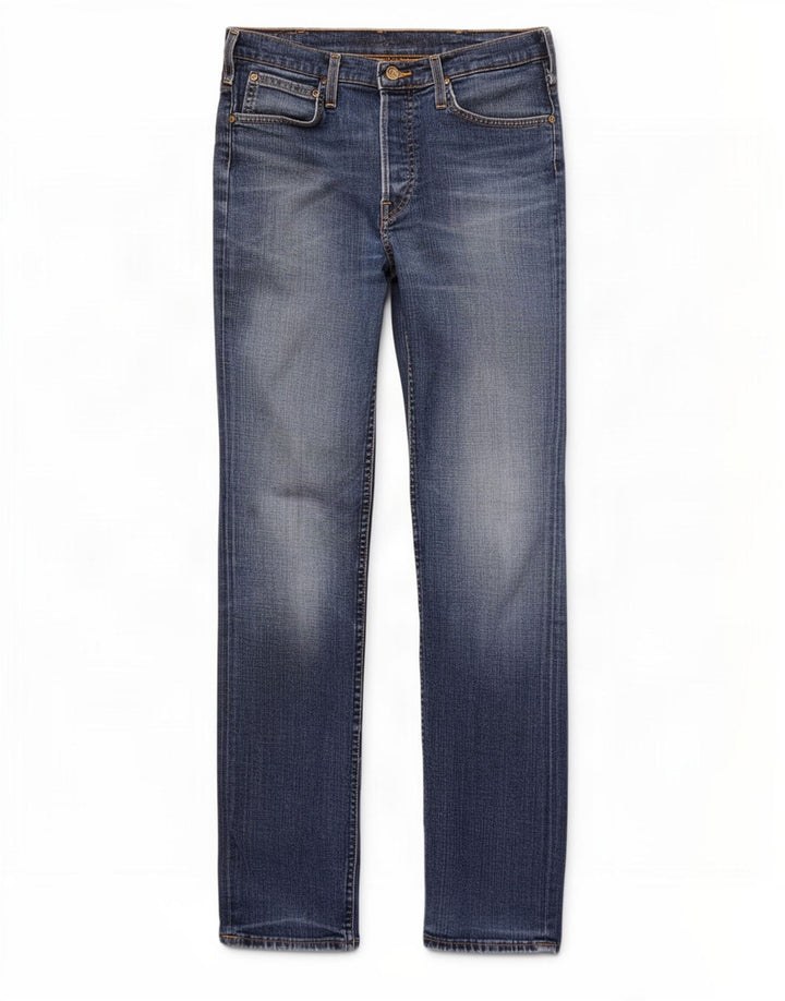 Lee Womens Jegger Slim Jeans W31 L34 Blue Cotton