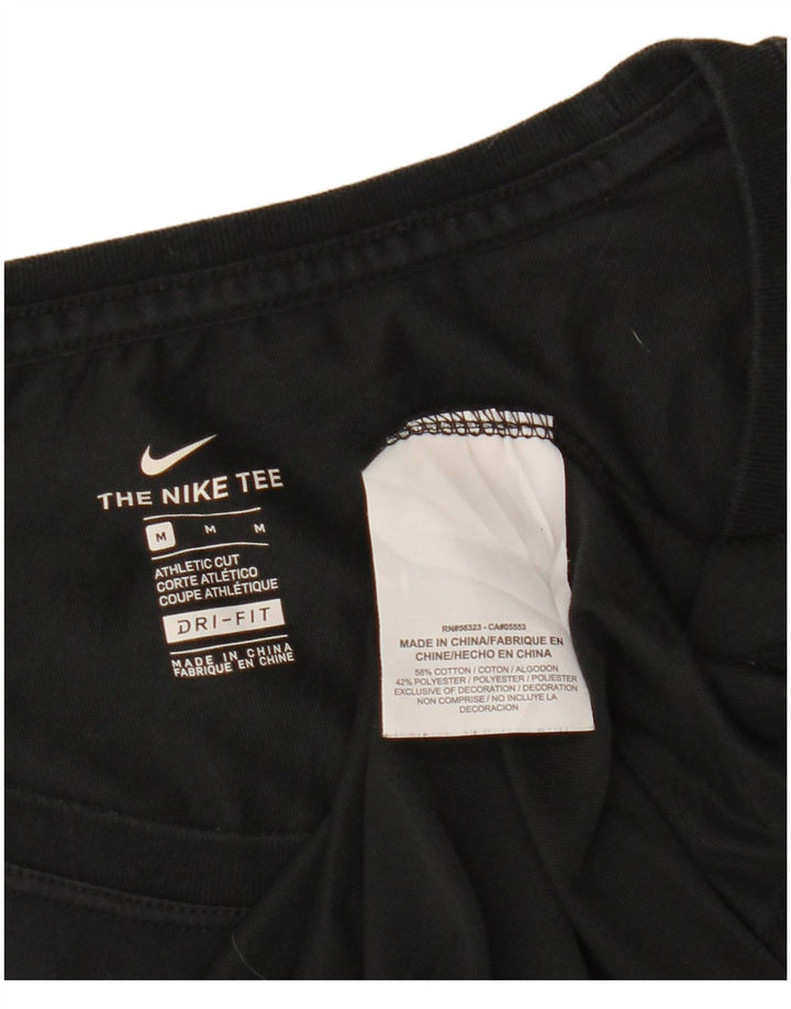 NIKE Womens Colorado Spirit Graphic T-Shirt Top UK 12 Medium Black Cotton