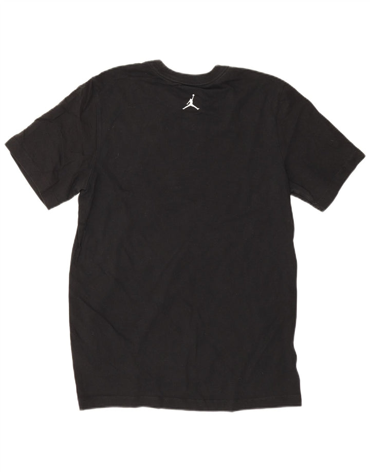 Jordan Mens Graphic T-Shirt Top Small Black Cotton