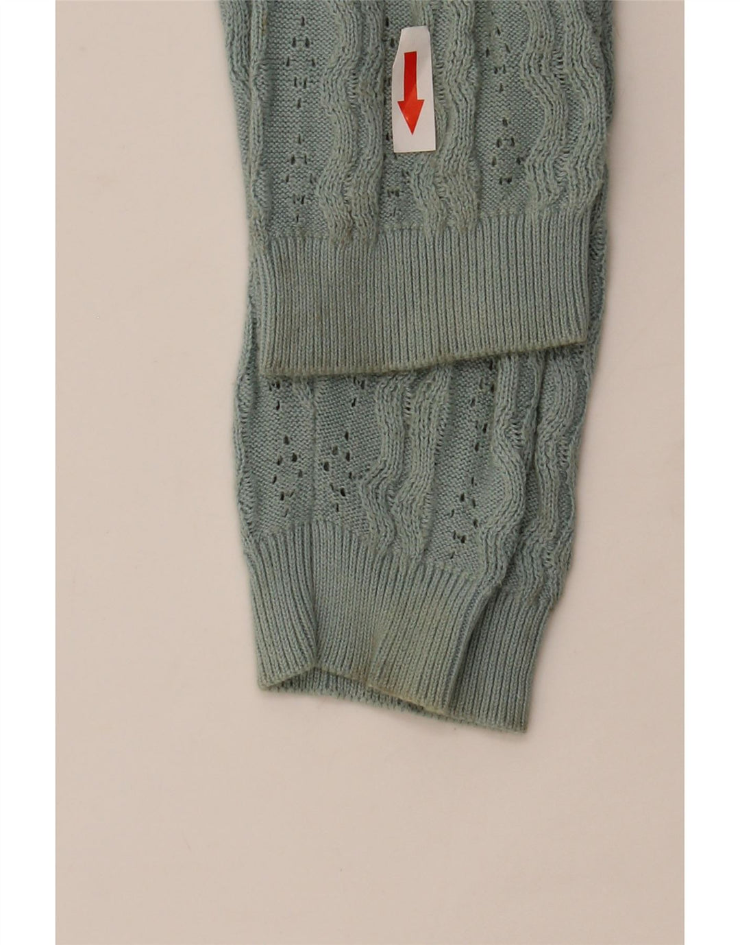 Marks & Spencer Womens Cardigan Sweater UK 8 Small Green Cotton