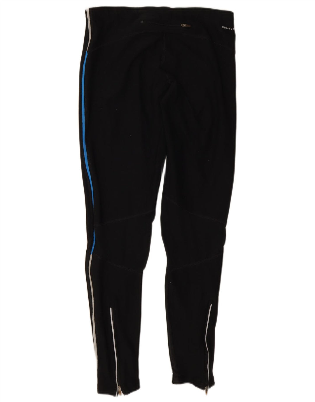 Nike Womens Dri Fit Leggings UK 12 Medium Black Polyester