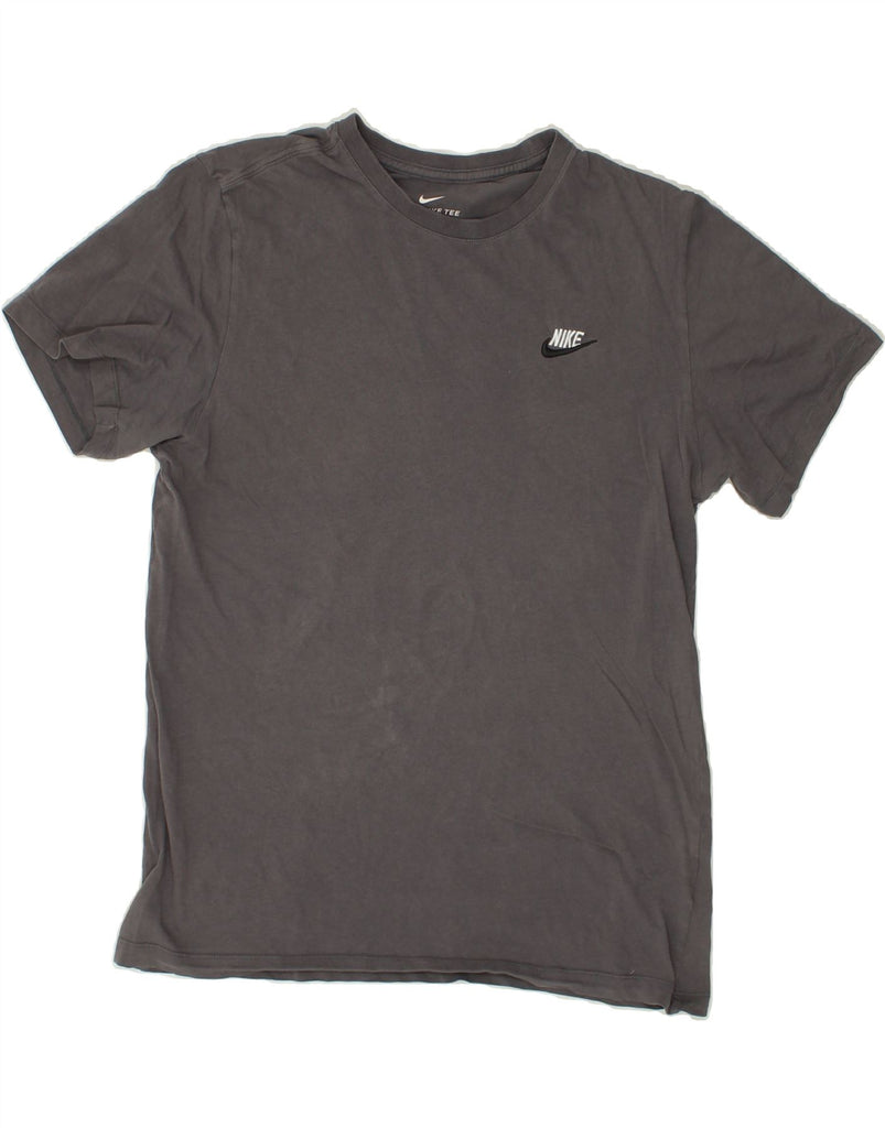 NIKE Mens T-Shirt Top Medium Grey Cotton | Vintage Nike | Thrift | Second-Hand Nike | Used Clothing | Messina Hembry 