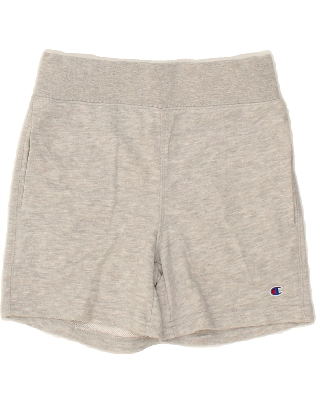 CHAMPION Boys Sport Shorts 7-8 Years Small Grey Flecked Cotton Vintage Champion and Second-Hand Champion from Messina Hembry 