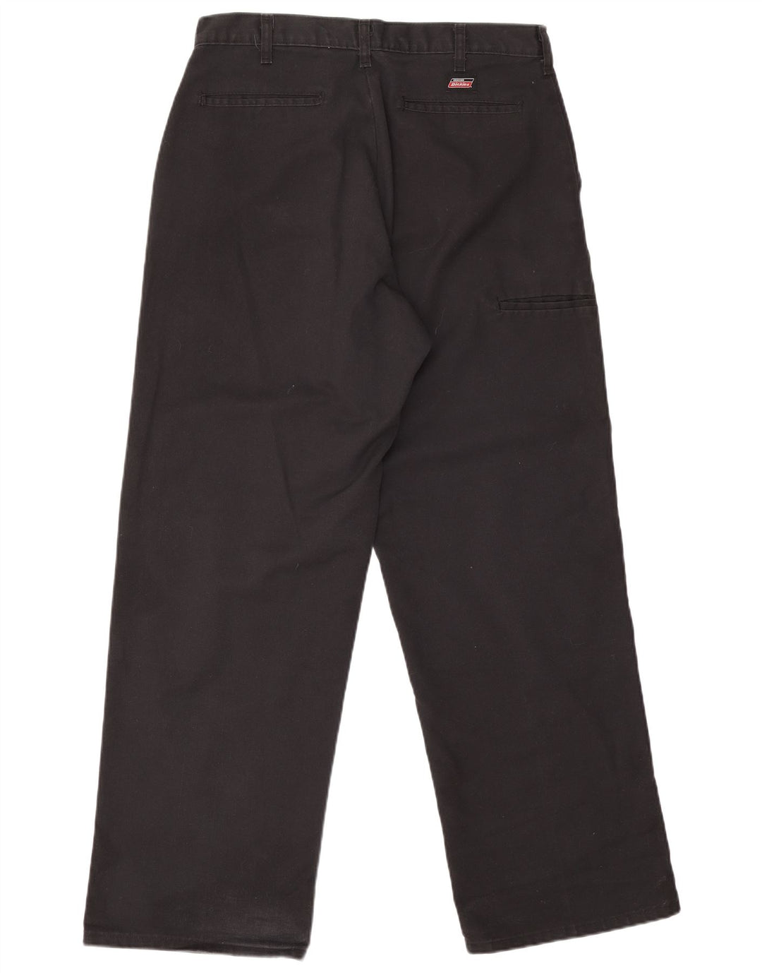 Dickies Mens Straight Cargo Trousers W32 L31 Black Polyester