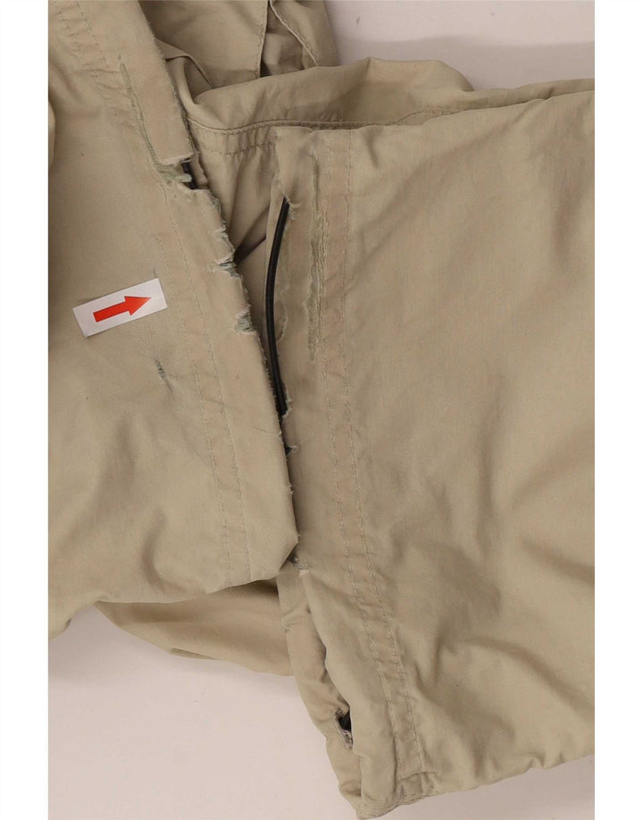 Marks & Spencer Mens Straight Cargo Trousers W36 L31 Beige Cotton