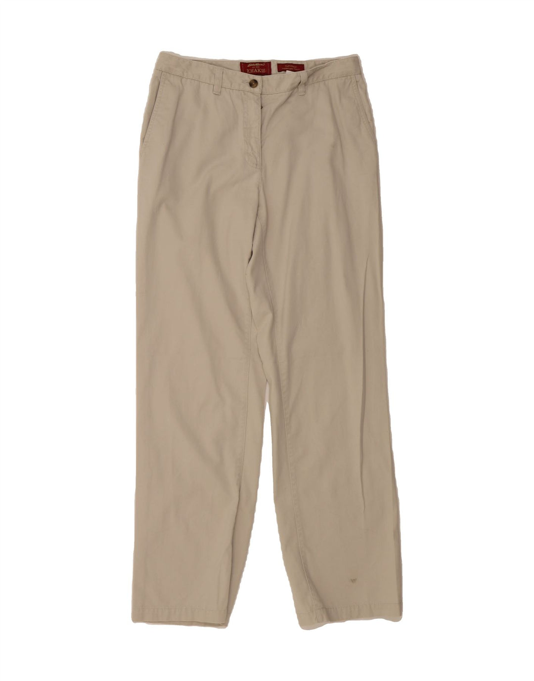 EDDIE BAUER Womens Straight Chino Trousers US 6 Medium W30 L30 Beige Vintage Eddie Bauer and Second-Hand Eddie Bauer from Messina Hembry 