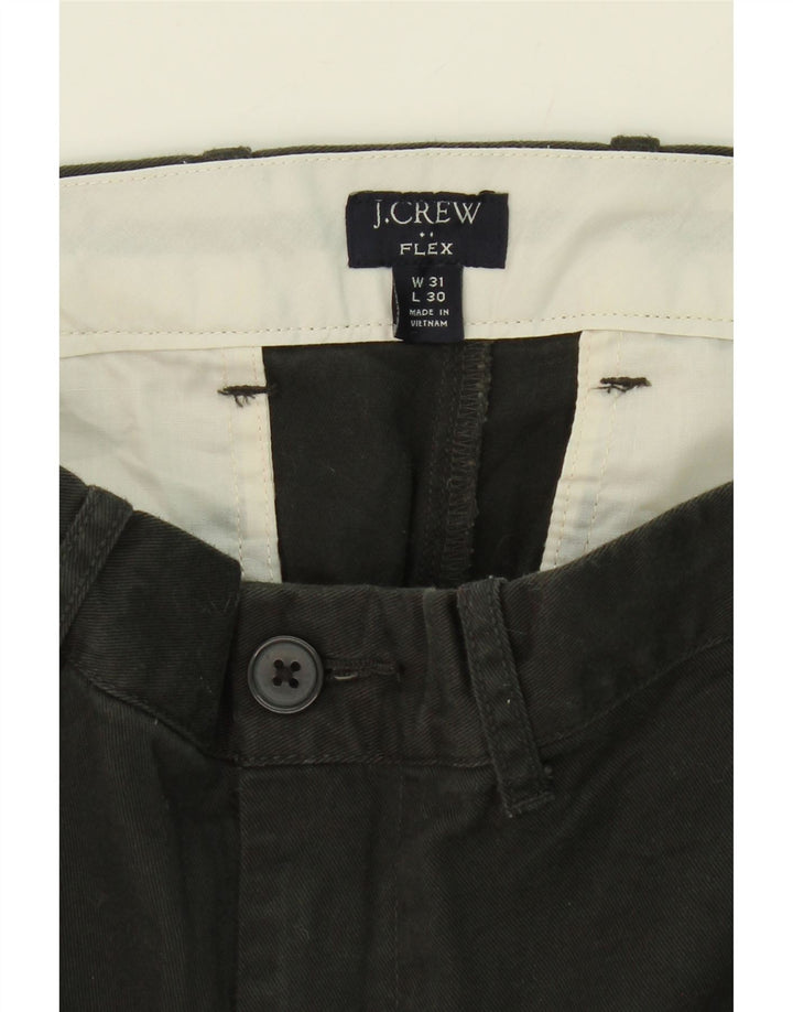 J. CREW Mens Flex Slim Chino Trousers W31 L30 Blue Cotton Vintage J. Crew and Second-Hand J. Crew from Messina Hembry 