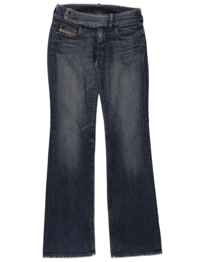 Diesel Womens Bootcut Jeans W27 L33 Blue Cotton