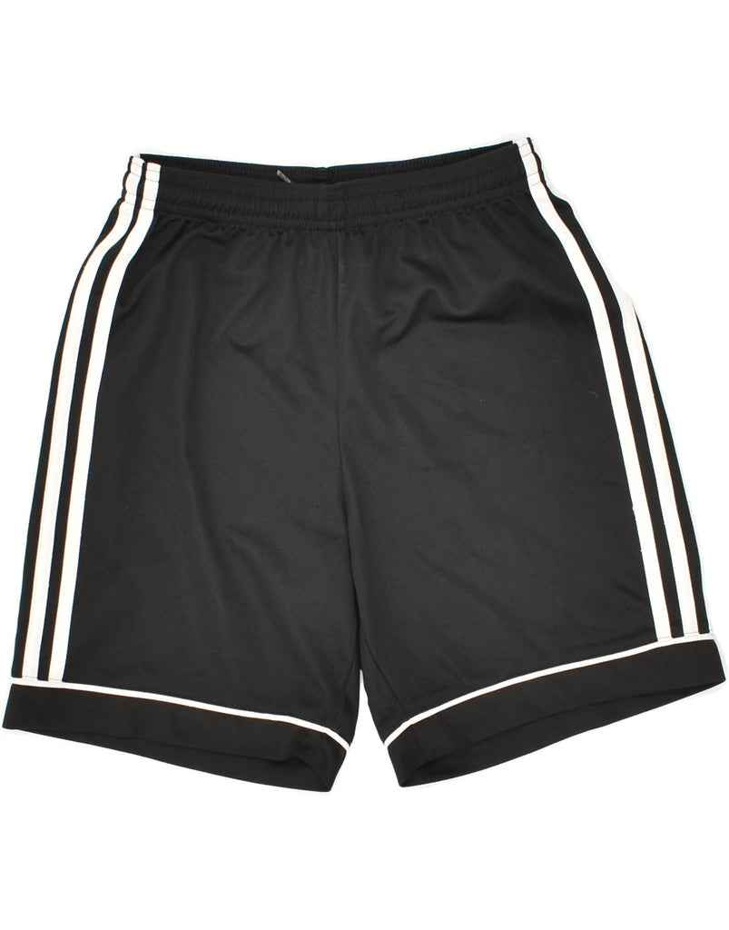 ADIDAS Boys Aeroready Sport Shorts 11-12 Years Black Polyester | Vintage Adidas | Thrift | Second-Hand Adidas | Used Clothing | Messina Hembry 