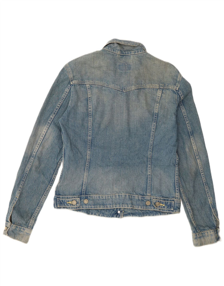 Levi's Womens Denim Jacket UK 12 Medium Blue Cotton