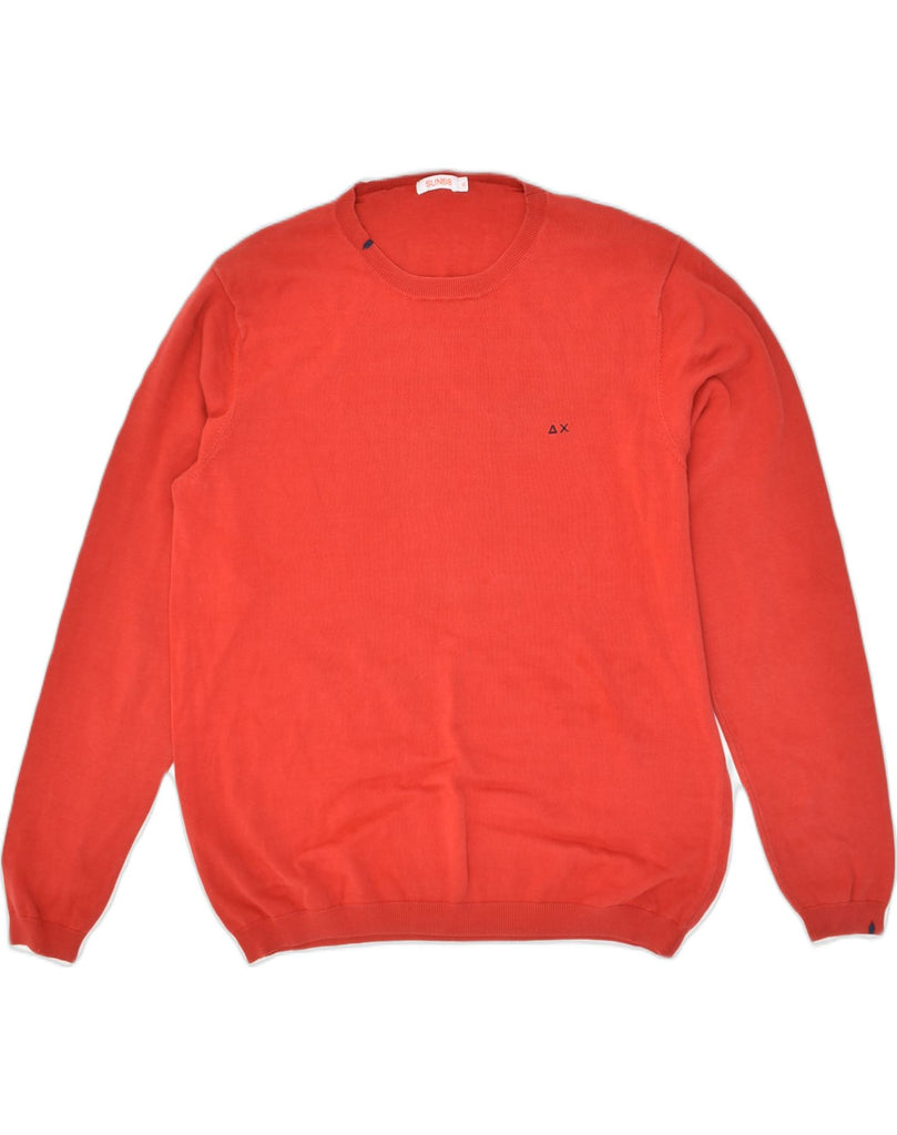 SUN68 Mens Crew Neck Jumper Sweater XL Red Cotton | Vintage Sun68 | Thrift | Second-Hand Sun68 | Used Clothing | Messina Hembry 