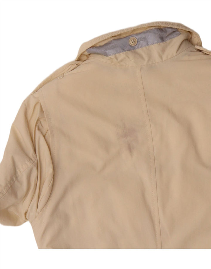 Blauer Womens Oversized Military Jacket UK 10 Small Beige