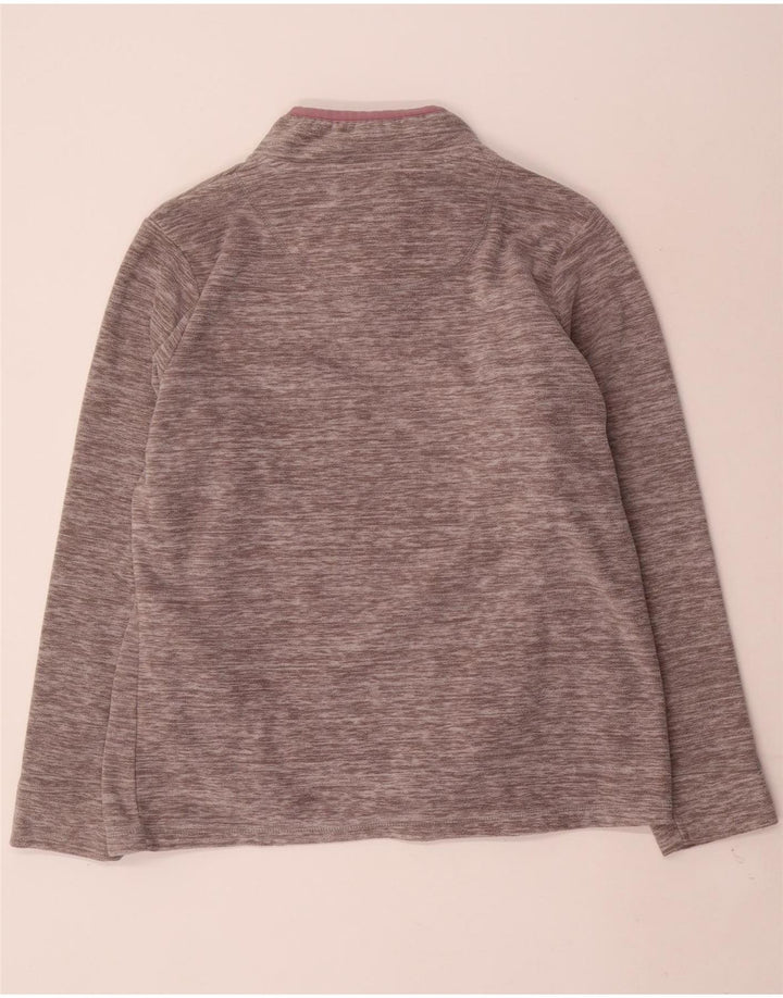 WEIRD FISH Womens Oversized Fleece Jumper UK 16 Large Grey Flecked