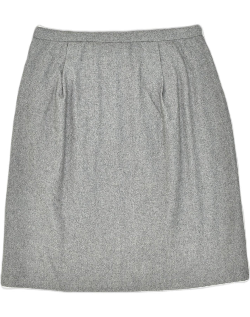 VINTAGE Womens Straight Skirt W30 Medium Grey Wool | Vintage | Thrift | Second-Hand | Used Clothing | Messina Hembry 